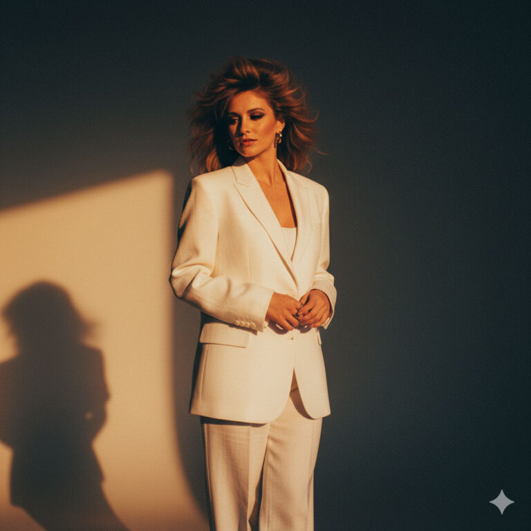 90s Film Baddie Aesthetic : Vintage Girl in Suit, Golden Hour Drama in 2025