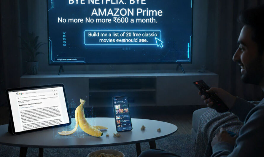 Bye Bye Netflix, Hello Free Cinema: The ChatGPT Trick That’s Beating the ₹600/Month Subscription in 2025