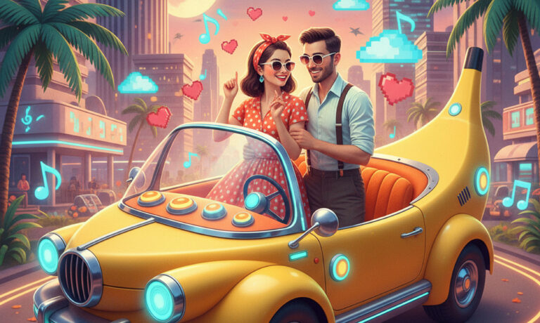 Create Couple Photos in Google Nano Banana – A Retro Romantic Experience