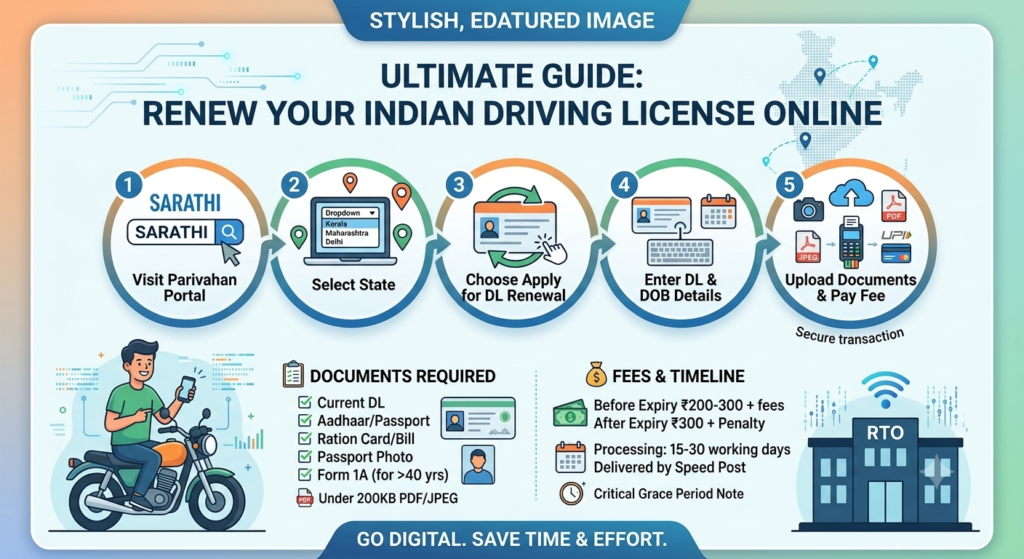 How to Renew Your Driving License Online: 5 Simple Steps