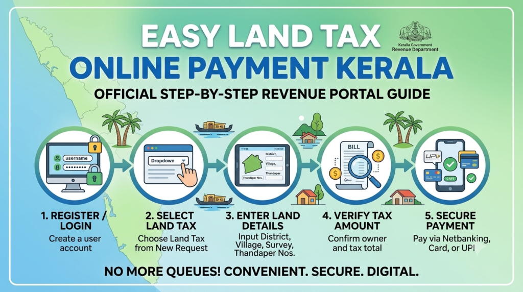 How to Pay Land Tax Online in Kerala