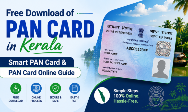 Free Download of PAN Card in Kerala – Smart PAN Card & PAN Card Online Guide