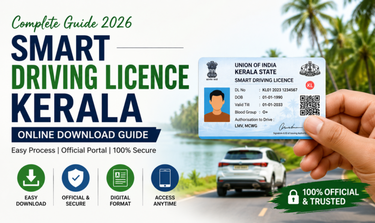 Free Download of Smart Driving Licence in Kerala – Complete Online Guide (2026)