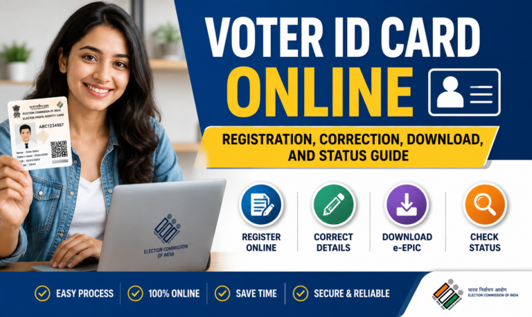 Voter ID Card Online: Registration, Correction, Download, and Status Guide (2026)