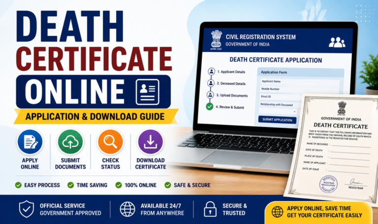 Death Certificate Online: Application & Download Guide (2026)