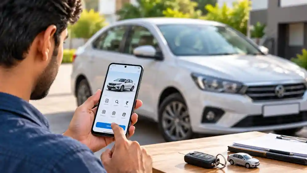 Sell Your Old Car Online using a smartphone and used car