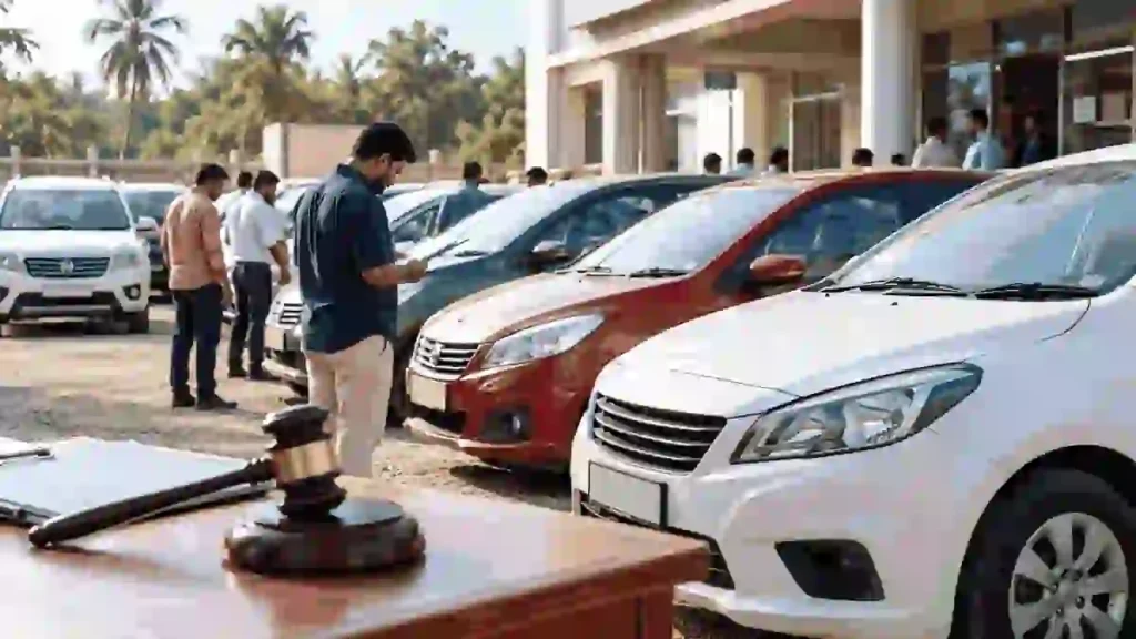 Bank Auction Cars in Kerala with used vehicles available for auction